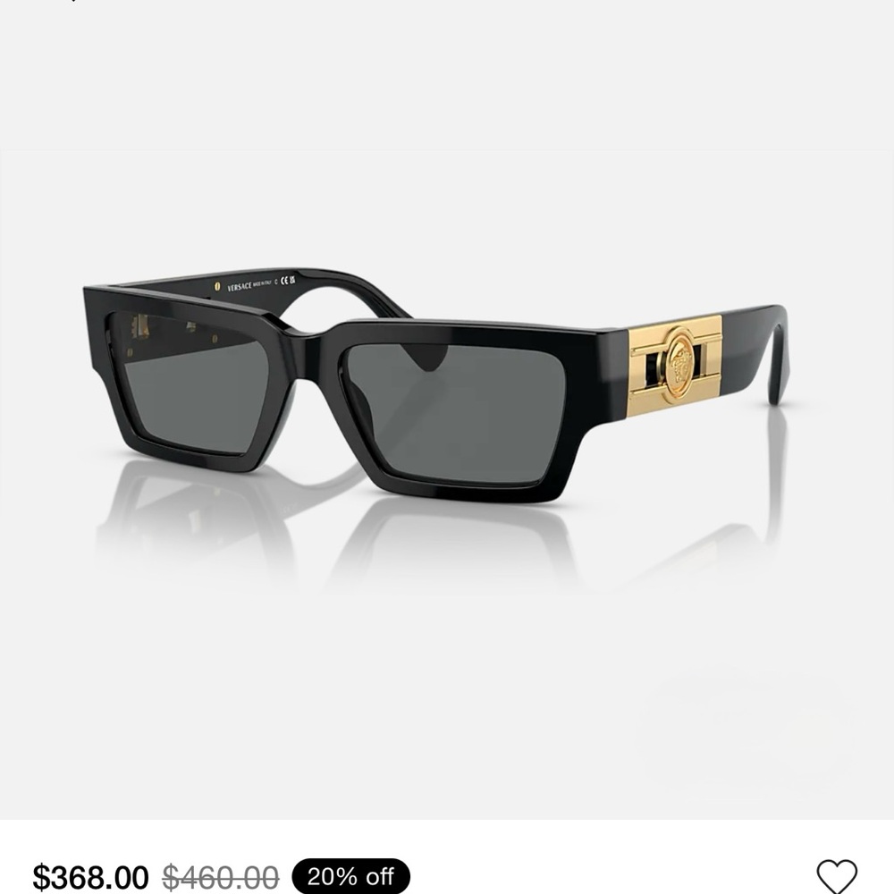 Black and Gold Sunglasses